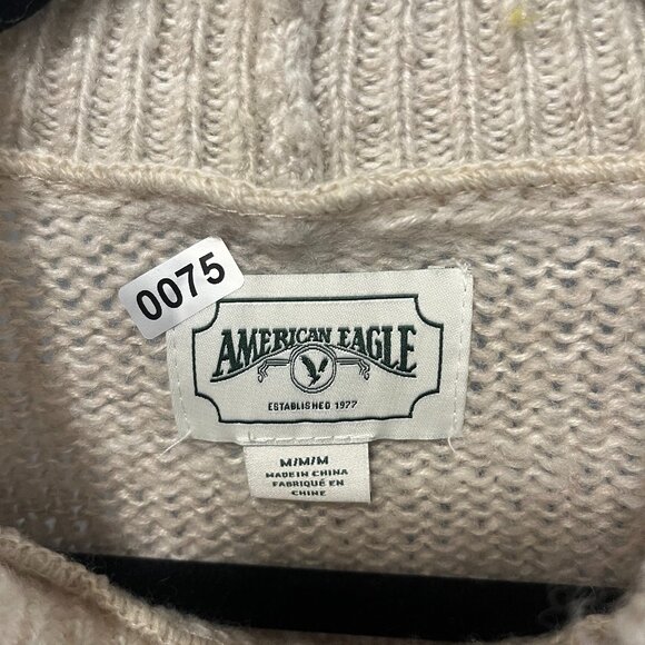 New America Eagle Ombré Stripe Mock Neck Sweater Size M - Picture 4 of 4